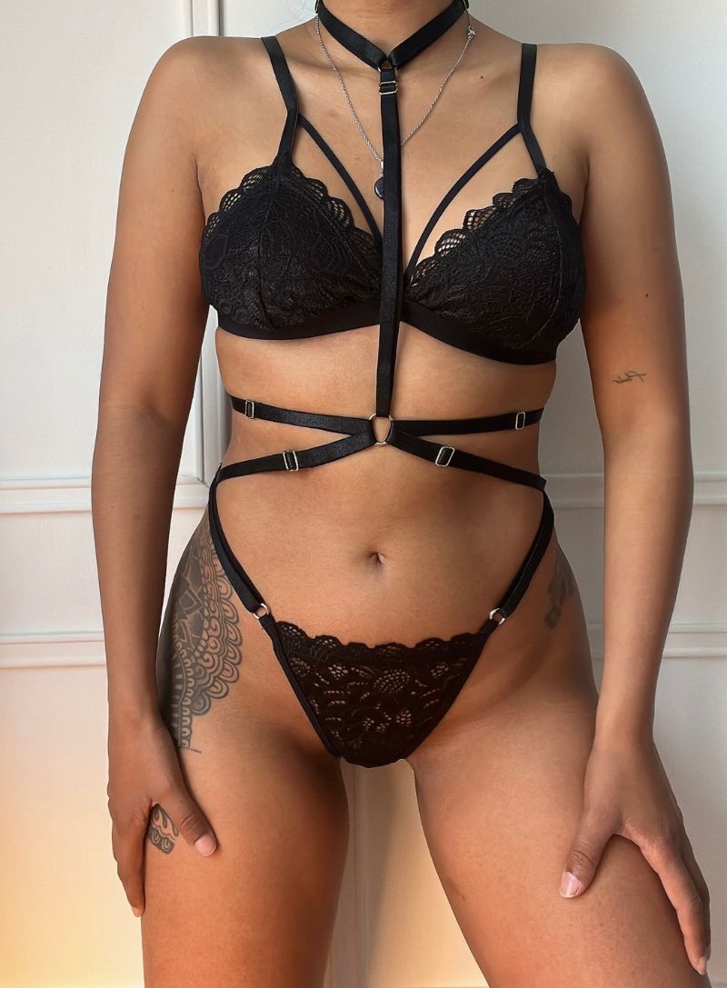 FRIGG LINGERIE SET DARK2